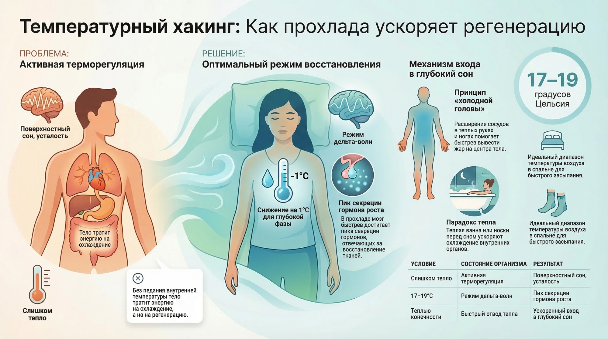 Как прохлада ускоряет регенерацию