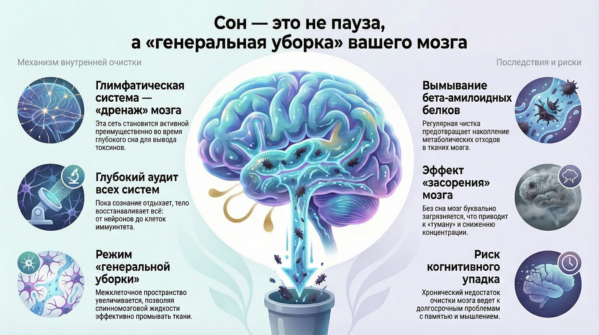 Сон - это не пауза, а генеральная очистка мозга
